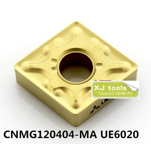 10pcs CNMG120404-MA UE6020/CNMG120408-MA UE6020 carbide inserts for MCLNR/MCKNR/MCMNN Turning Blades Cutting Tips Steel |