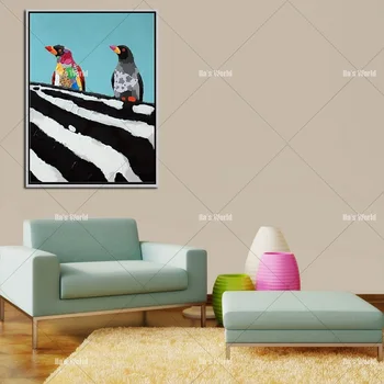 Lovely birds Wall Art Beauty Funny Animal Home Decor Modern Oil Painting On Canvas Handmae Abstract Pictures
Lovely birds Wall Art Beauty Funny Animal Home Decor Modern Oil Painting On Canvas Handmae Abstract Pictures