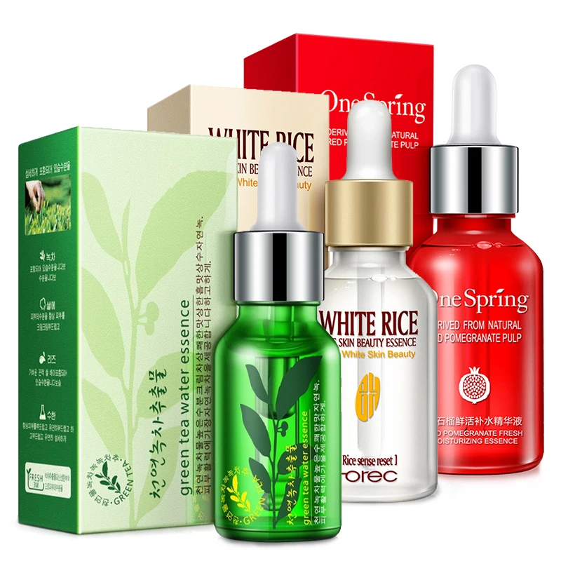 ROREC 3pcs Face Serum White Rice Natural Green Tea Seed Extreact Anti Aging Wrinkle Moisturizing Acne Treatment Face Essence
ROREC 3pcs Face Serum White Rice Natural Green Tea Seed Extreact Anti Aging Wrinkle Moisturizing Acne Treatment Face Essence