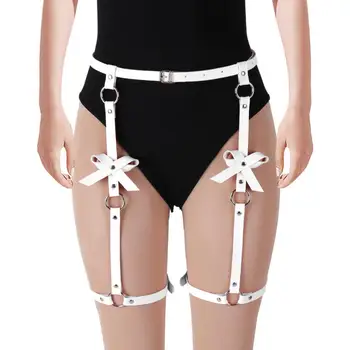 White Harness Leather Punk Rivet Women High Waist Leg Belt Garter Stockings Body Cage Lingerie Adjustable Party Dance Rave Wear
White Harness Leather Punk Rivet Women High Waist Leg Belt Garter Stockings Body Cage Lingerie Adjustable Party Dance Rave Wear