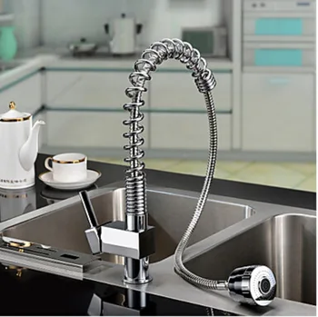 Hardware bathroom full copper chrome kitchen faucet hot and cold kitchen faucet spring pull large price advantages
Hardware bathroom full copper chrome kitchen faucet hot and cold kitchen faucet spring pull large price advantages