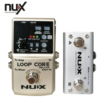 NUX Loop Core Deluxe 24-bit Looper Pedal loop phrases up to 8 hours 24-bit high-resolution audio quality into 99 saved memorie
NUX Loop Core Deluxe 24-bit Looper Pedal loop phrases up to 8 hours 24-bit high-resolution audio quality into 99 saved memorie