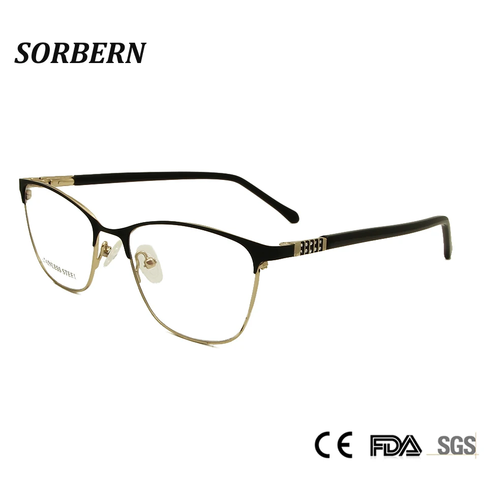 SORBERN Fashionable Spectacle Frames Full Rim Optical Frame Glasses For Woman Rhinestone Eyeglasses Frame Lunettes De Vue Femme
SORBERN Fashionable Spectacle Frames Full Rim Optical Frame Glasses For Woman Rhinestone Eyeglasses Frame Lunettes De Vue Femme