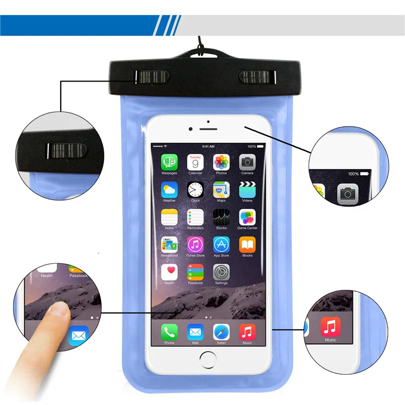 Mambaman Universal Waterproof Case Mobile Phone Bags with Strap for iPhone 6 6S Plus 7 7 Plus Cases Cover
Mambaman Universal Waterproof Case Mobile Phone Bags with Strap for iPhone 6 6S Plus 7 7 Plus Cases Cover
