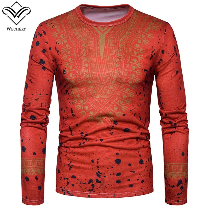 Wechery 2018 Dashiki Men Plus Size Long Sleeve 3D Printed Clothing Spring Cotton Casual Tops Shirts Tribal Ethnic Clothes
Wechery 2018 Dashiki Men Plus Size Long Sleeve 3D Printed Clothing Spring Cotton Casual Tops Shirts Tribal Ethnic Clothes