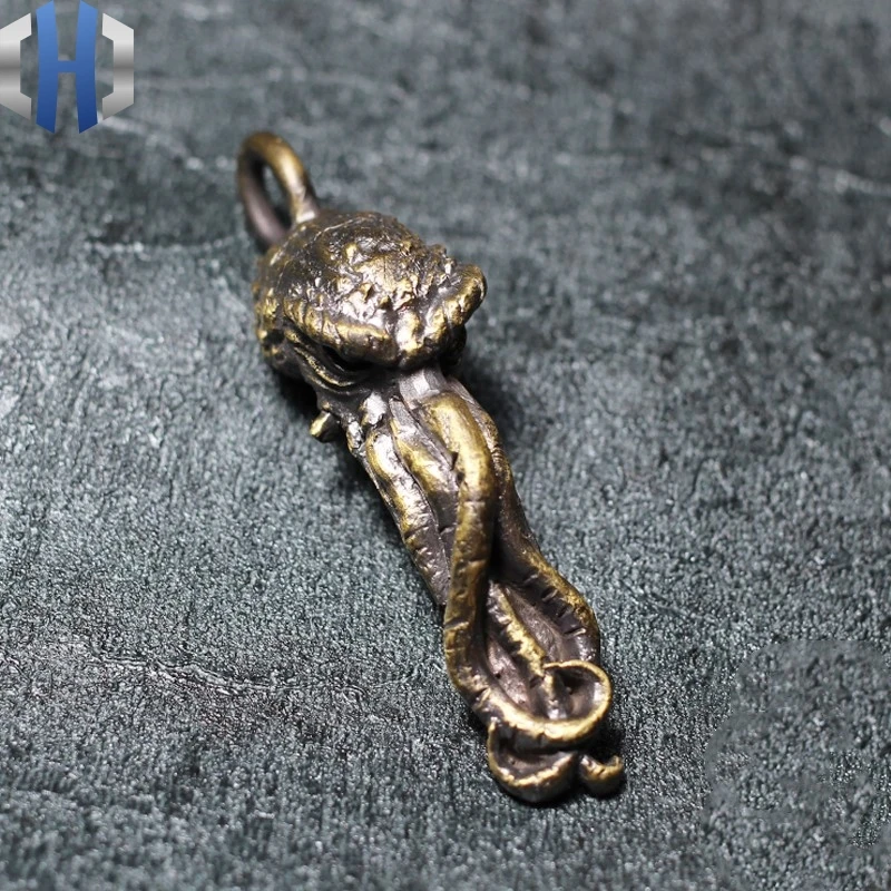 Originally Hand-made 925 Sterling Silver Brass Kesulu Octopus Pendant Necklace Key Chain Male And Female Retro Knife Beads
Originally Hand-made 925 Sterling Silver Brass Kesulu Octopus Pendant Necklace Key Chain Male And Female Retro Knife Beads