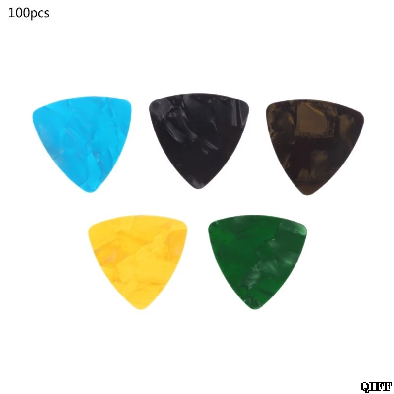Drop Ship&Wholesale Guitar Pick Plectrum 100pcs Triangle Celluloid Instruments 0.46mm Random Color APR28
Drop Ship&Wholesale Guitar Pick Plectrum 100pcs Triangle Celluloid Instruments 0.46mm Random Color APR28