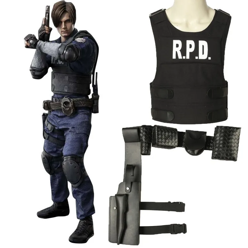 Resident Cosplay Costume Leon Scott Kennedy Game Hero Carnival Halloween Leather Adult Accessories Vest Holster Shirt Belt Shirt
Resident Cosplay Costume Leon Scott Kennedy Game Hero Carnival Halloween Leather Adult Accessories Vest Holster Shirt Belt Shirt