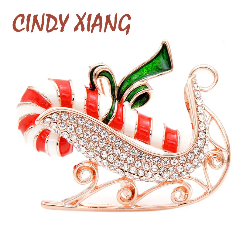CINDY XIANG 2 Colors Choose Rhinstone Christmas Sled Brooches For Women Festival Party Brooch Pin Enamel Jewelry Good Gift
CINDY XIANG 2 Colors Choose Rhinstone Christmas Sled Brooches For Women Festival Party Brooch Pin Enamel Jewelry Good Gift