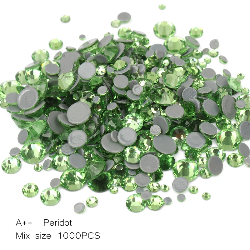 High quality Peridot A+++ Hotfix Crystals Rhinestone Crystal SS6-SS30 Mix size 1000pcs or clothes DIY free shipping
High quality Peridot A+++ Hotfix Crystals Rhinestone Crystal SS6-SS30 Mix size 1000pcs or clothes DIY free shipping
