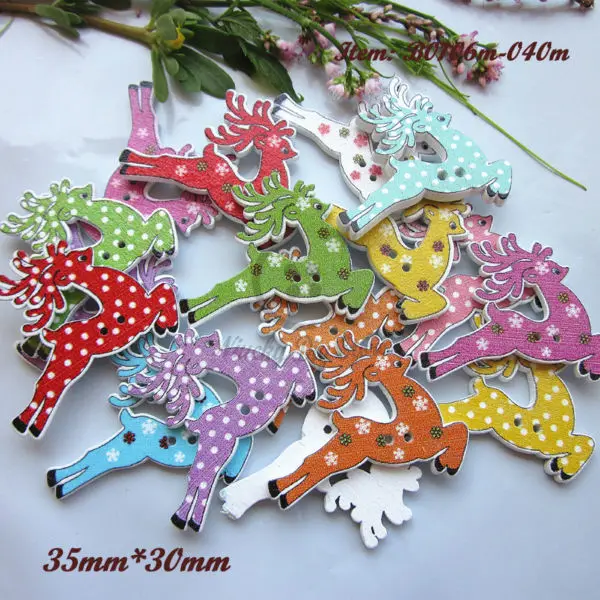 Animal Buttons 50pcs Mixed Deer Buttons Christmas Craft Decorative accessories Scrapbooking Wood Materials
Animal Buttons 50pcs Mixed Deer Buttons Christmas Craft Decorative accessories Scrapbooking Wood Materials