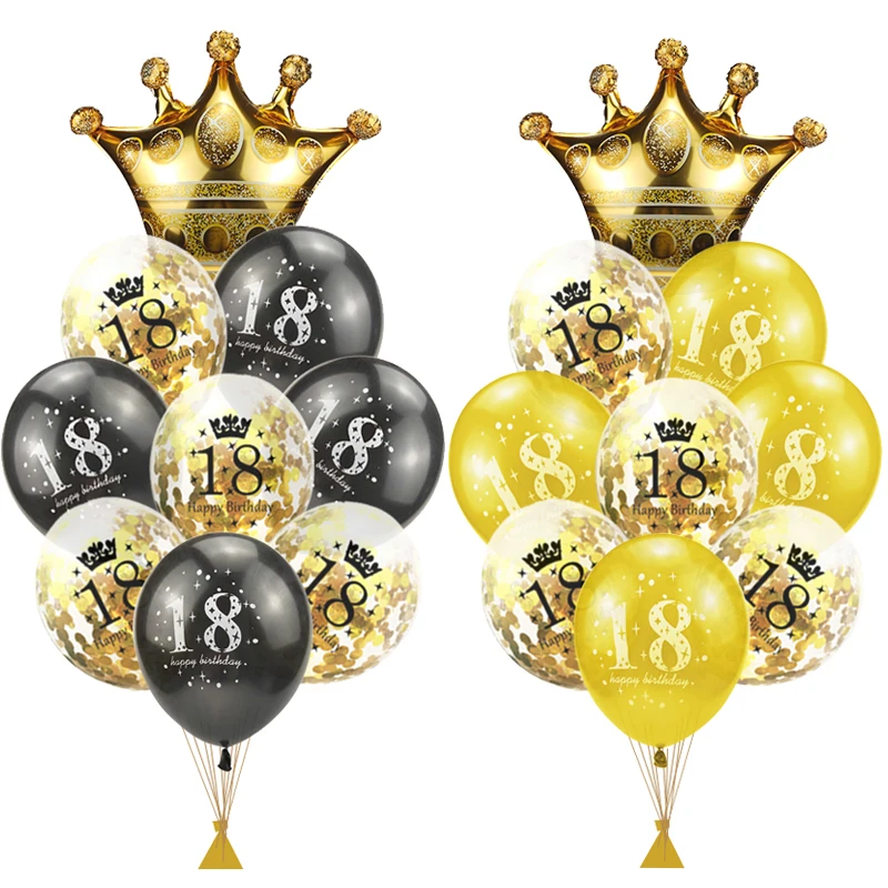 18 Birthday Party Helium Balloons 18 Years Baloon Birthday Party Decorations Adult for 18th Birthday Ballon Deco S1XN
18 Birthday Party Helium Balloons 18 Years Baloon Birthday Party Decorations Adult for 18th Birthday Ballon Deco S1XN