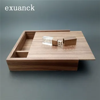 exuanck custom logo gift usb sticks crystal usb 2.0 flash pen drive 4GB 8GB 16GB 32GB photography gift walnut wooden Album box
exuanck custom logo gift usb sticks crystal usb 2.0 flash pen drive 4GB 8GB 16GB 32GB photography gift walnut wooden Album box