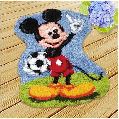 Latch Hook Rug Kits DIY Needlework Unfinished Crocheting Rug Yarn Cushion Mat Cartoon Cat with Football Embroidery Carpet Rug
Latch Hook Rug Kits DIY Needlework Unfinished Crocheting Rug Yarn Cushion Mat Cartoon Cat with Football Embroidery Carpet Rug