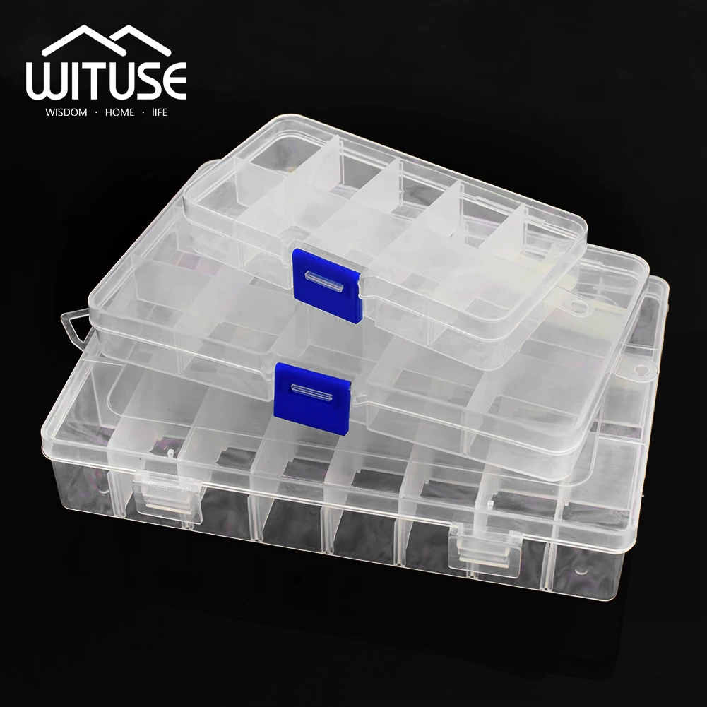 10/15/24 Grids Transparent Plastic Storage Box for Small Component Jewelry Tool Box Bead Pills Organizer Nail Art Tip Case Box
10/15/24 Grids Transparent Plastic Storage Box for Small Component Jewelry Tool Box Bead Pills Organizer Nail Art Tip Case Box