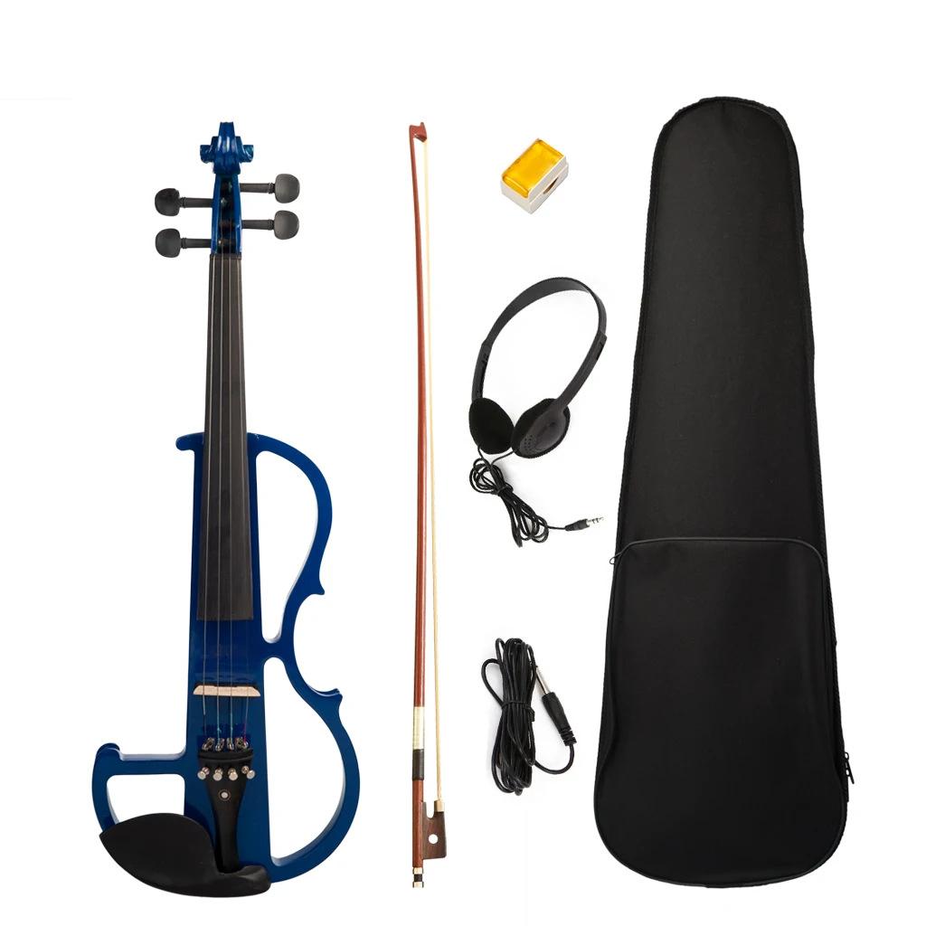 Full Size 4/4 Silent Electric Violin Solid Wood Maple With Bow Hard Case Rosin Headphone Cable New Blue
Full Size 4/4 Silent Electric Violin Solid Wood Maple With Bow Hard Case Rosin Headphone Cable New Blue
