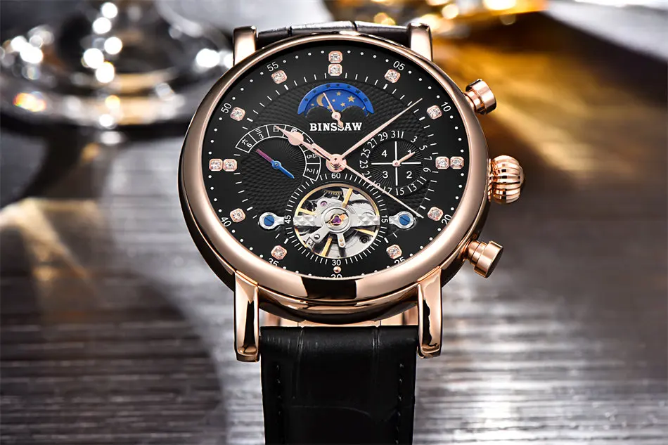 Mechanical Luxury Tourbillon Automatic Watch