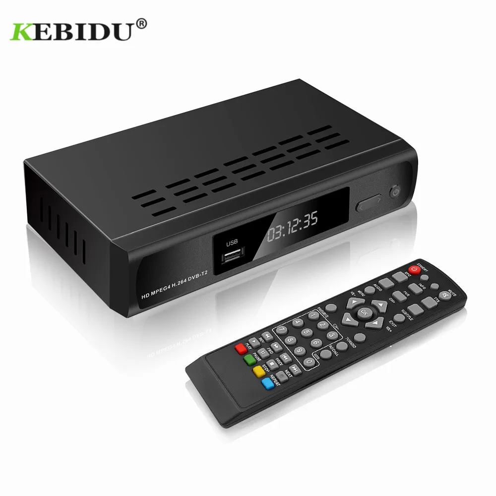 

KEBIDU M2 HD Digital DVB-T2 DVB T Set Top Box TV Tuner Receptor MPEG DVB T2 H.264 Terrestrial TV Satellite Receiver DVB-T/T2