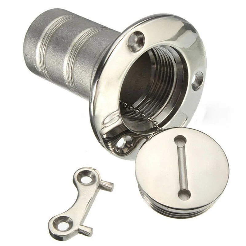 With Key Deck Boat Accessories Fill Filler Set 316 Stainless Steel Silver Marine Gas New Durable Newest Useful
With Key Deck Boat Accessories Fill Filler Set 316 Stainless Steel Silver Marine Gas New Durable Newest Useful