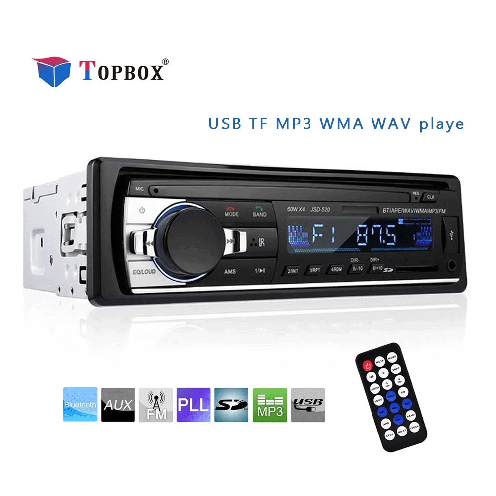 Camecho Autoradio JSD-520 12V Car Radio Bluetooth 5V Charger USB SD AUX Auto Electronics Subwoofer In-Dash 1 DIN Autoradio
Camecho Autoradio JSD-520 12V Car Radio Bluetooth 5V Charger USB SD AUX Auto Electronics Subwoofer In-Dash 1 DIN Autoradio