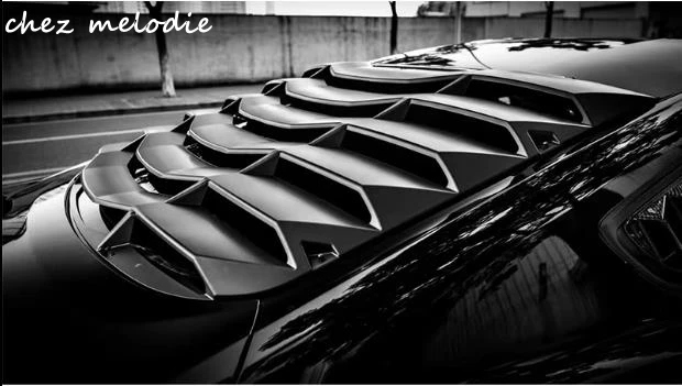 MMD style PP matt/glossy black car rear window decorative louver air outlet diffuser shutter for 2015-2018 Ford mustang
MMD style PP matt/glossy black car rear window decorative louver air outlet diffuser shutter for 2015-2018 Ford mustang