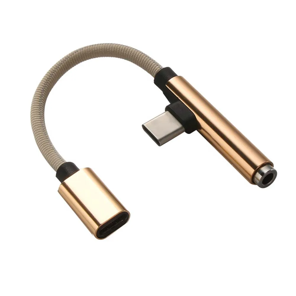 1 Pcs Multifunction USB C AUX Headphone Jack Cable Type-C To 3.5 mm Adapter Audio Convertor 2 In 1 Fast Charging Cable
1 Pcs Multifunction USB C AUX Headphone Jack Cable Type-C To 3.5 mm Adapter Audio Convertor 2 In 1 Fast Charging Cable