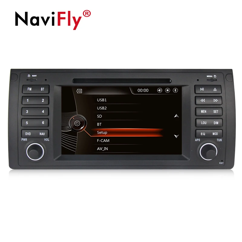 NaviFly Original UI 7" Car DVD multimedia player For BMW/E39 X5 E53 With Car GPS radio audio BT USB SD Canbus RDS MIC E39
NaviFly Original UI 7" Car DVD multimedia player For BMW/E39 X5 E53 With Car GPS radio audio BT USB SD Canbus RDS MIC E39