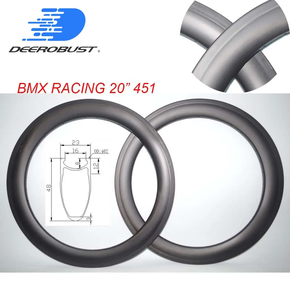 UD MATTE 400g 20 inch BMX Racing Carbon Rim Clincher 20" 451 48mm x 23mm Folding Bike Rims Bicycle Wheels BSD 451mm 28 36 holes
UD MATTE 400g 20 inch BMX Racing Carbon Rim Clincher 20" 451 48mm x 23mm Folding Bike Rims Bicycle Wheels BSD 451mm 28 36 holes