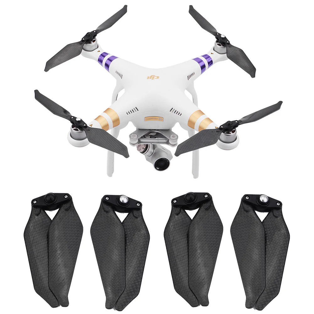 BRDRC 2Pairs Foldable 9455 Propeller Full Carbon Fiber Low Noise Propellers Prop Blades For DJI Phantom 3 Pro/Adv/SE
BRDRC 2Pairs Foldable 9455 Propeller Full Carbon Fiber Low Noise Propellers Prop Blades For DJI Phantom 3 Pro/Adv/SE