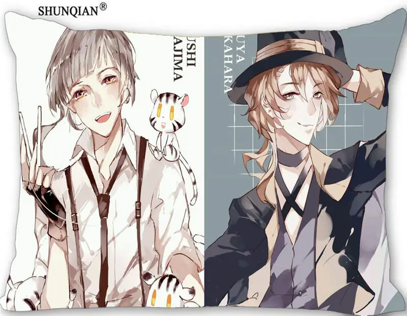 Custom Bungo Stray Dogs soft Pillowcase 45x35cm(One Side) Rectang Zipper Print Throw Pillowcase Cover
Custom Bungo Stray Dogs soft Pillowcase 45x35cm(One Side) Rectang Zipper Print Throw Pillowcase Cover