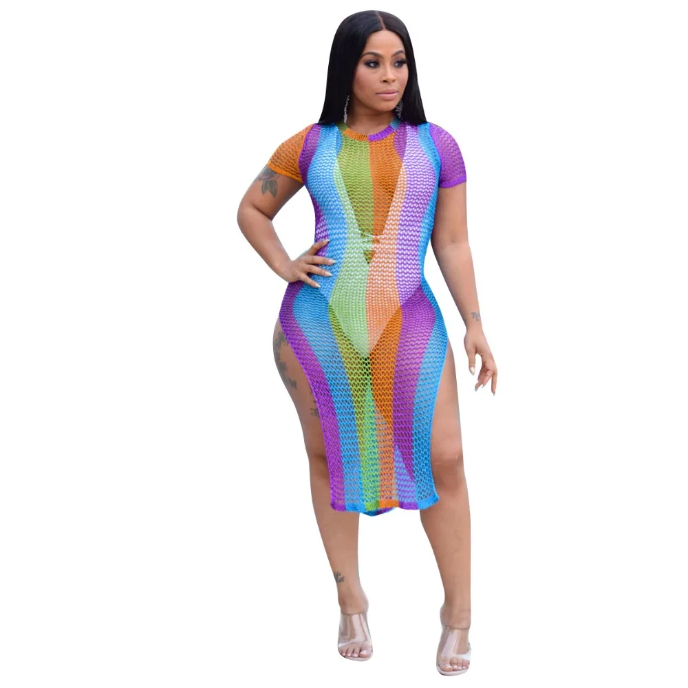 New Hollow Out Mesh Dresses For Wome Sexy Holiday Beach Sheath Mini Ladies Dress S-XXL Summer Style
New Hollow Out Mesh Dresses For Wome Sexy Holiday Beach Sheath Mini Ladies Dress S-XXL Summer Style