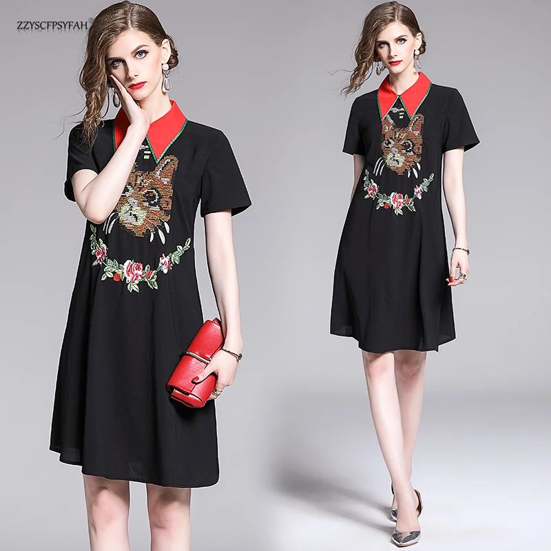 ZP9135 real Pat-spot crash lapel short sleeve cross-stitch embroidery A version wide pine college style dress
ZP9135 real Pat-spot crash lapel short sleeve cross-stitch embroidery A version wide pine college style dress