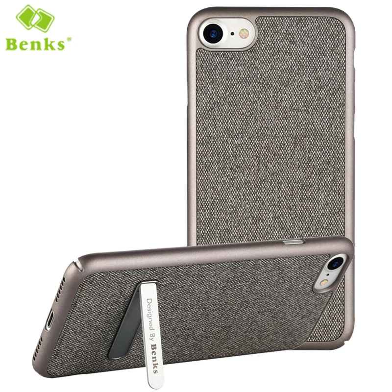 Benks For iPhone 8 Cover Business Style Magnetic PC Denim Protective Housing Back Cover with Holder For iPhone 8 Funda Case 
Benks For iPhone 8 Cover Business Style Magnetic PC Denim Protective Housing Back Cover with Holder For iPhone 8 Funda Case