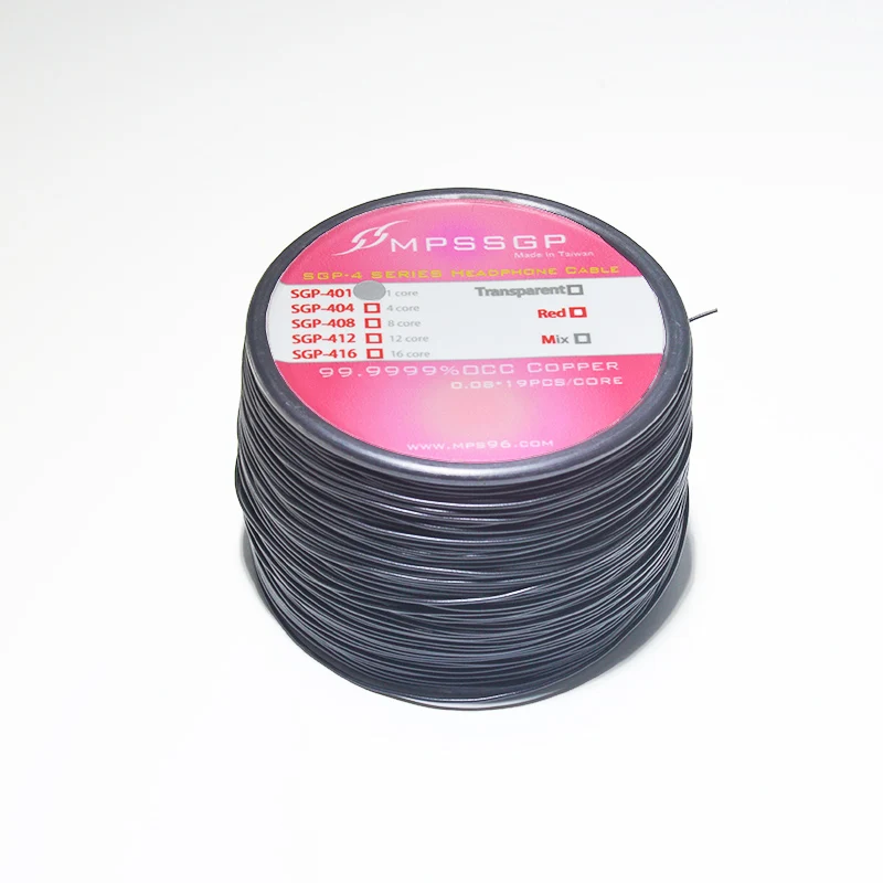 MPS SGP-401 99.9999% OCC headphones cable DIY earphone wire audio cable high-end 1core 4core 8core Headset Earphone Line
MPS SGP-401 99.9999% OCC headphones cable DIY earphone wire audio cable high-end 1core 4core 8core Headset Earphone Line