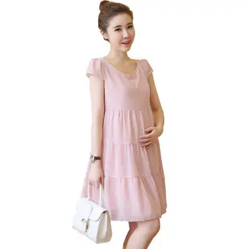 2019 New Summer Pregnant Women Chiffon Solid Dresses Maternity Dresses For Photo Shoot Pregnancy Clothing Dress Vestidos L204
2019 New Summer Pregnant Women Chiffon Solid Dresses Maternity Dresses For Photo Shoot Pregnancy Clothing Dress Vestidos L204