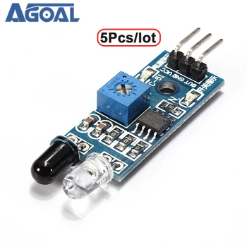 5Pcs/lot Infrared Obstacle Avoidance Sensor For DIY Smart Car Robot Free Shipping
5Pcs/lot Infrared Obstacle Avoidance Sensor For DIY Smart Car Robot Free Shipping