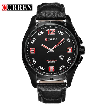 Men's Casual Watches Curren 8121 Luxury Brand Quartz Watch Leather Strap Dress Wristwatches Gold Steel Case relogio masculino
Men's Casual Watches Curren 8121 Luxury Brand Quartz Watch Leather Strap Dress Wristwatches Gold Steel Case relogio masculino