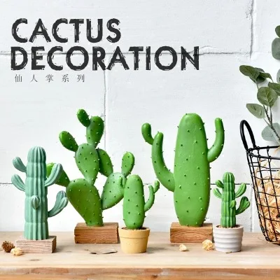 New Nordic style Green Cactus Bonsai with Base Big Green Plant Ornament Catcus Figure Handmade Simulation Plant for Home & Shop
New Nordic style Green Cactus Bonsai with Base Big Green Plant Ornament Catcus Figure Handmade Simulation Plant for Home & Shop
