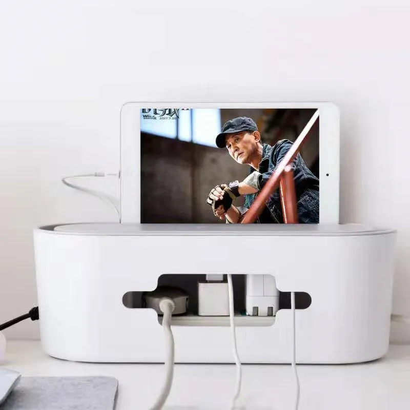 Cable Storage Box Power Strip Wire Storage Case Anti Dust Charger Socket Cable Organizer Box Desktop Network Line Storage Bin
Cable Storage Box Power Strip Wire Storage Case Anti Dust Charger Socket Cable Organizer Box Desktop Network Line Storage Bin