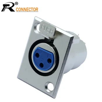 100PCS XLR connector YS1K3F2 Nickel Plated 3pin XLR Female jack panel mount connector Speaker powercon plug wire connector
100PCS XLR connector YS1K3F2 Nickel Plated 3pin XLR Female jack panel mount connector Speaker powercon plug wire connector