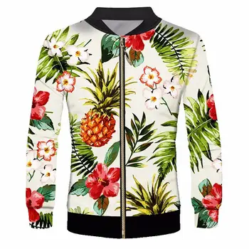 Plus Size S-6XL Unisex Oversize Zipper Baseball Jacket 3D Tropical Pineapple Print Bomber Uniform Jackets Coat Custom Clothing
Plus Size S-6XL Unisex Oversize Zipper Baseball Jacket 3D Tropical Pineapple Print Bomber Uniform Jackets Coat Custom Clothing