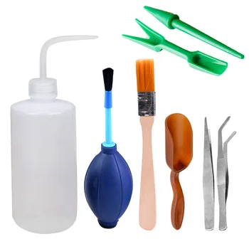 Behogar 8pcs Mini Succulent Transplant Tweezer Shovel Cleaning Brush Garden Planting Hand Agriculture Tool for Digging Weeding
Behogar 8pcs Mini Succulent Transplant Tweezer Shovel Cleaning Brush Garden Planting Hand Agriculture Tool for Digging Weeding