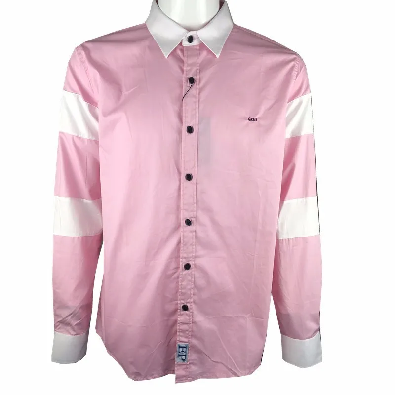 Eden Park Summer 2019 Long Sleeve Button Collar Slim Fit Breath Comfrotable Fashion Business Mens Casual Pink Navy Blue Shirts
Eden Park Summer 2019 Long Sleeve Button Collar Slim Fit Breath Comfrotable Fashion Business Mens Casual Pink Navy Blue Shirts