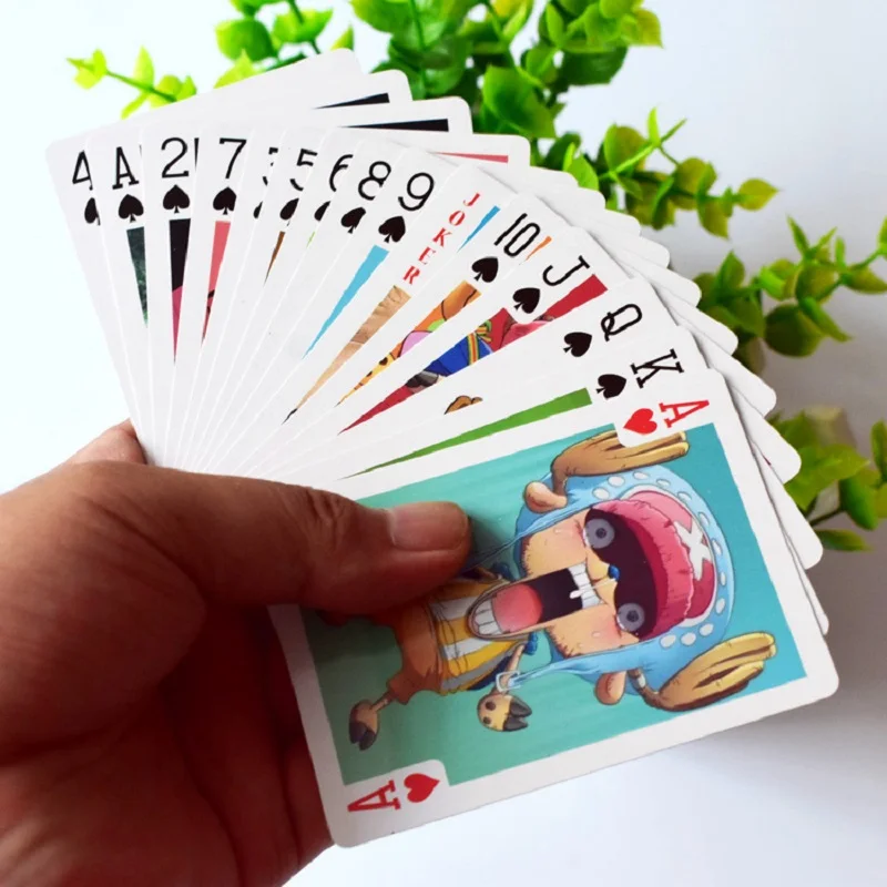 54Pcs/set One Piece Collection Monkey D. Luffy Poker & Roronoa Zoro Playing Cards Collection Cards Kids Toy Gift
54Pcs/set One Piece Collection Monkey D. Luffy Poker & Roronoa Zoro Playing Cards Collection Cards Kids Toy Gift