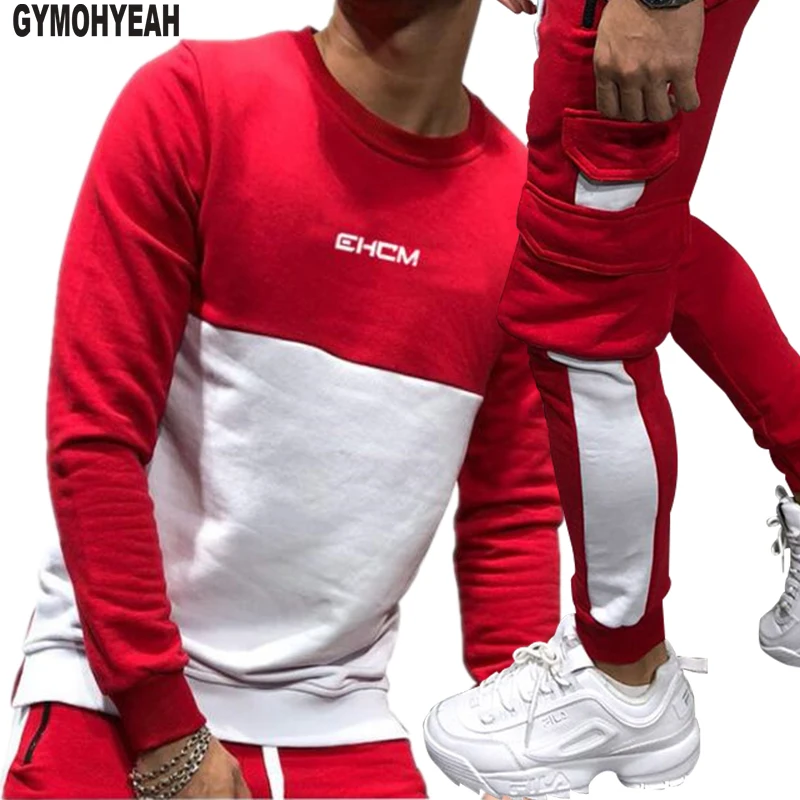 GYMOHYEAH 2018 Autumn New Splice Tracksuit Men Casual Hooded Clothing Basic Stripe Pant Homme Clothes Fashion streetwear Sets
GYMOHYEAH 2018 Autumn New Splice Tracksuit Men Casual Hooded Clothing Basic Stripe Pant Homme Clothes Fashion streetwear Sets