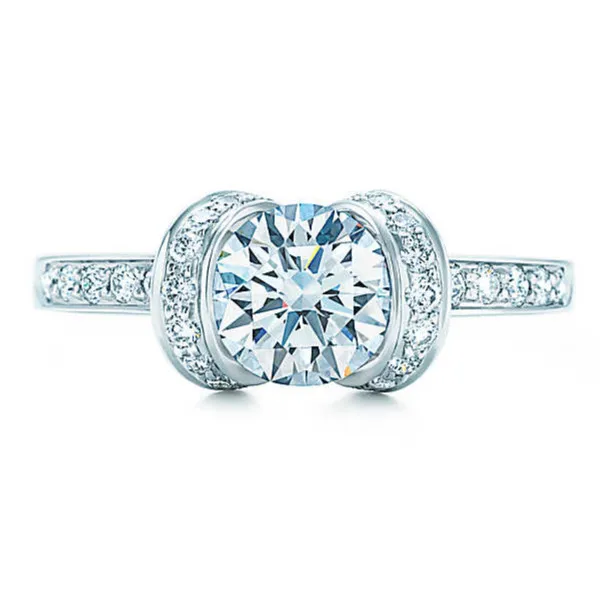 1CT Let's Get Married 18K White Gold Female Marriage Ring SONA Diamond Women Au750 Gold Love Promise Ring Last Forever
1CT Let's Get Married 18K White Gold Female Marriage Ring SONA Diamond Women Au750 Gold Love Promise Ring Last Forever