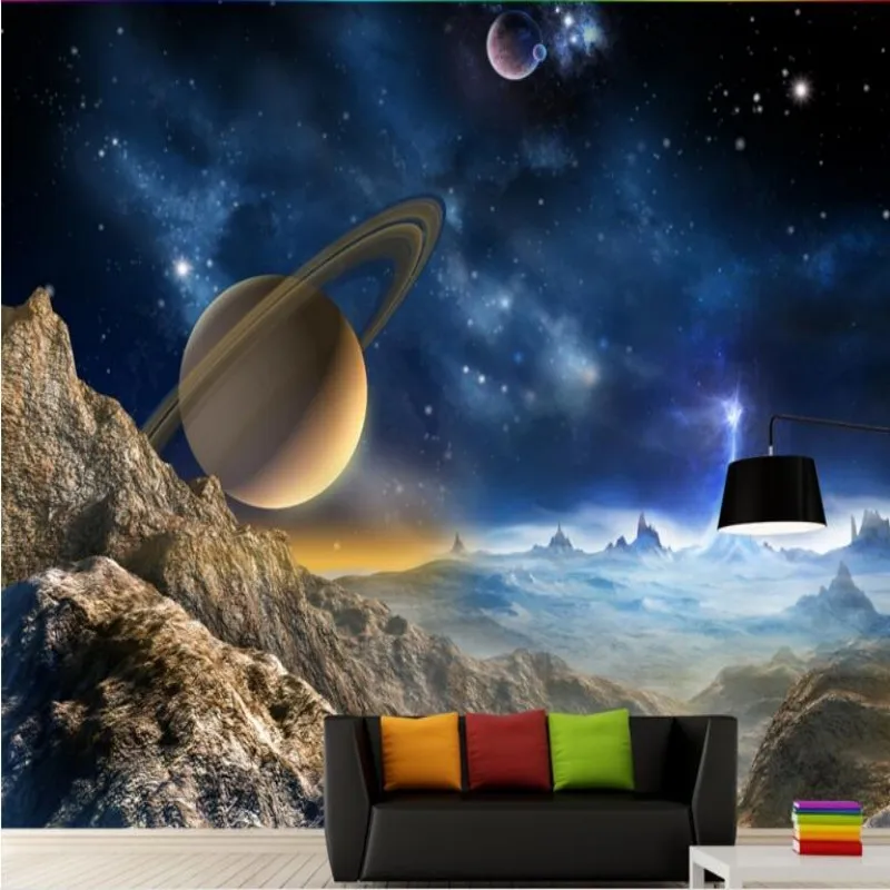 Beibehang Large custom wallpaper 3d mural topic space on the Milky Way of stars universe TV setting wall wallpaper sitting room
Beibehang Large custom wallpaper 3d mural topic space on the Milky Way of stars universe TV setting wall wallpaper sitting room