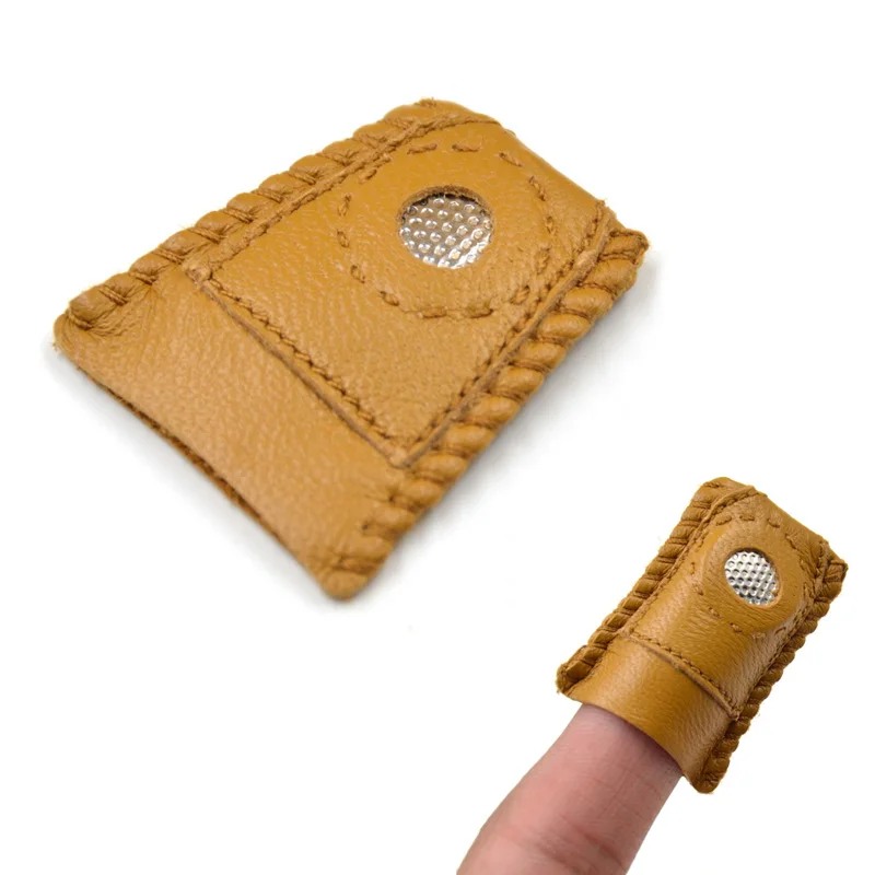 Synthetic Leather Coin Thimble With Metal Tip DIY Sewing Tool Handmade Needlework Thimble Cover MAL999
Synthetic Leather Coin Thimble With Metal Tip DIY Sewing Tool Handmade Needlework Thimble Cover MAL999