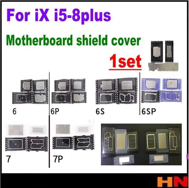1set For iPhone XR XS Max X 5 5s 6 6s 7 7p 8 plus motherboard EMI shield web logic board net protect cover Replacement Parts
1set For iPhone XR XS Max X 5 5s 6 6s 7 7p 8 plus motherboard EMI shield web logic board net protect cover Replacement Parts