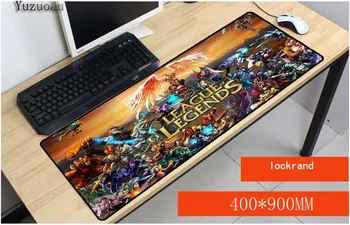 Yuzuoan 900x400x3mm large locking edge League of Legends gaming mouse pad non-slip table laptop mousepad to lol mats for Gamer
Yuzuoan 900x400x3mm large locking edge League of Legends gaming mouse pad non-slip table laptop mousepad to lol mats for Gamer